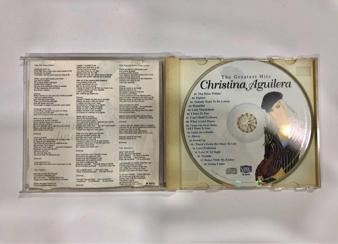 Christina Aguilera The Greatest Hits Music CD Album, Hobbies & Toys