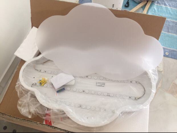 Cloud Shaped Led Ceiling Light With 3 Light Modes