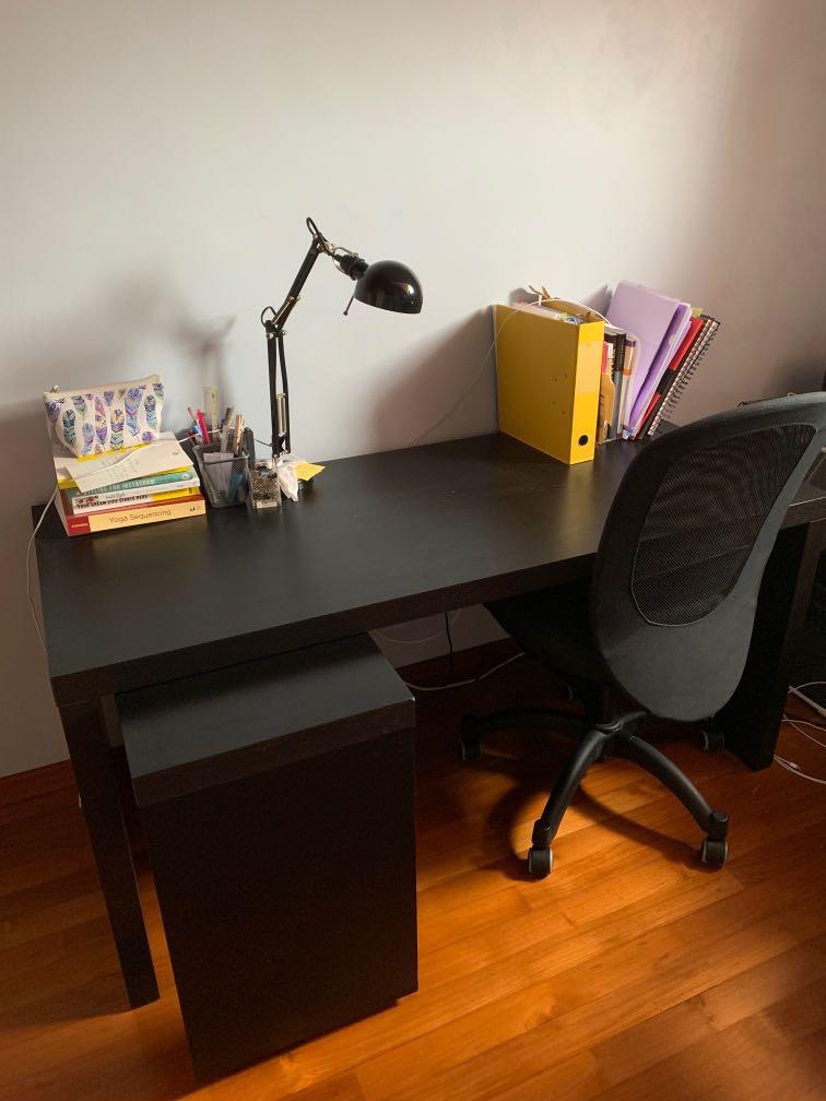 Desk and chair combo, Furniture & Home Living, Furniture, Tables & Sets