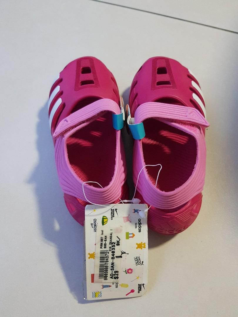 brand pink sandals