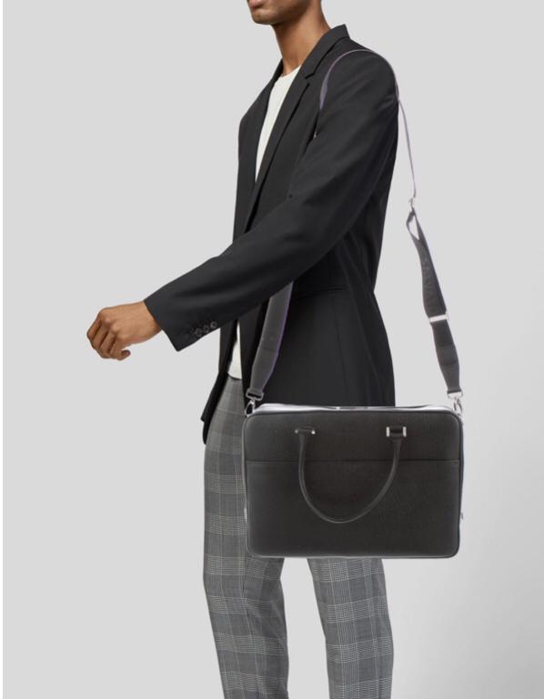 ferragamo mens briefcase