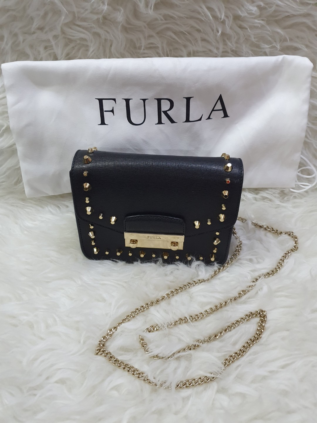 furla julia gold