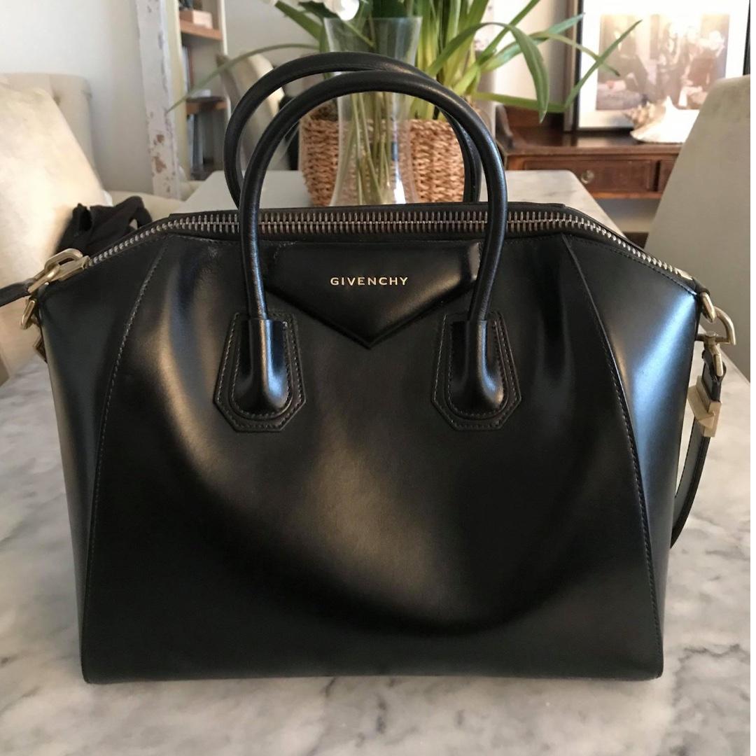 Givenchy black hotsell leather bag