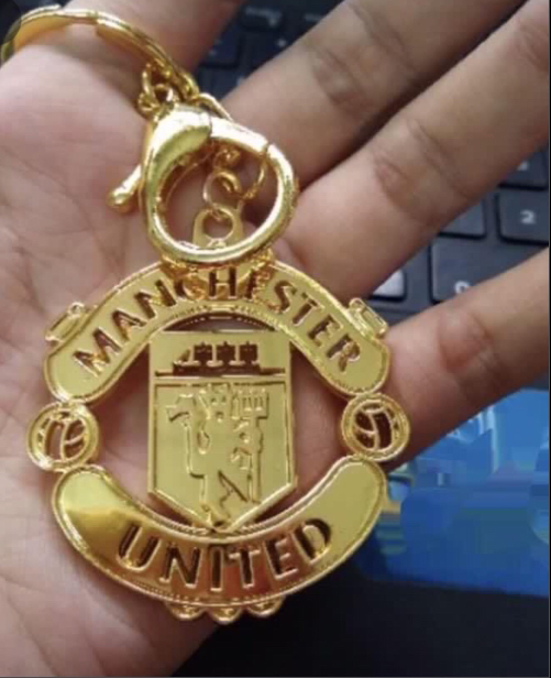 Golden Keychain Manchester United Sports Braces Supports On Carousell