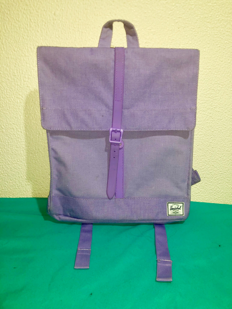 Herschel Messenger Backpack Pastel Purple, Women's Fashion, Bags ...