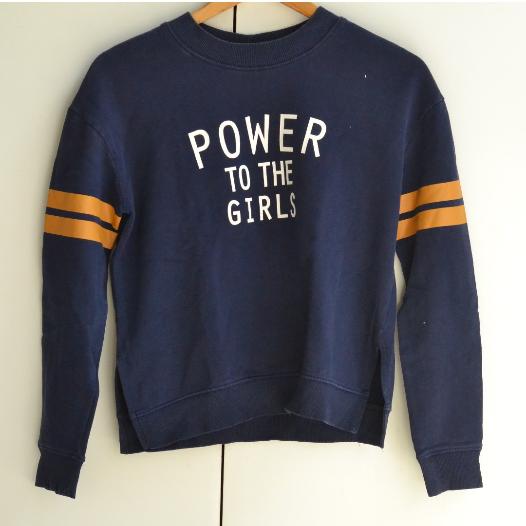 Girl power sweatshirt h&m new arrivals
