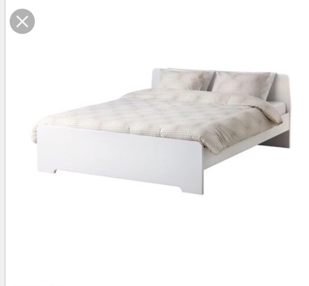 Ikea Askvoll Bedframe With Super Soft Queen Mattress 150
