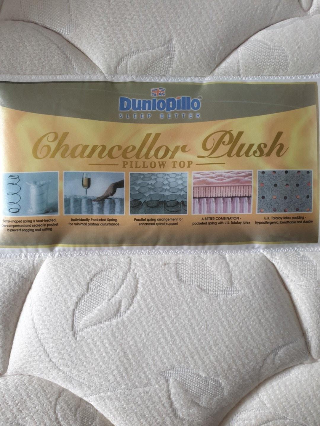 IKEA HOPEN Double Bed King Size Bedframe with Matress, Furniture & Home