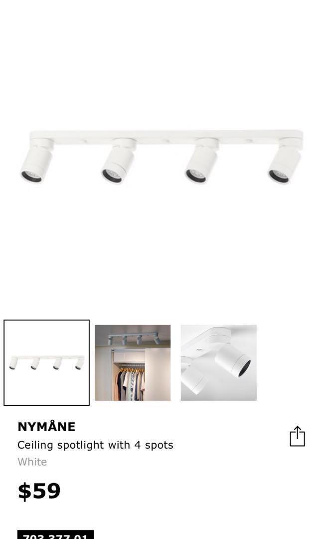 Ikea Spotlight Furniture Home Decor Lighting Supplies On Carousell