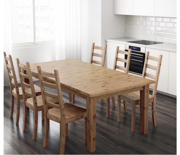 Ikea stornas extendable dining on sale table