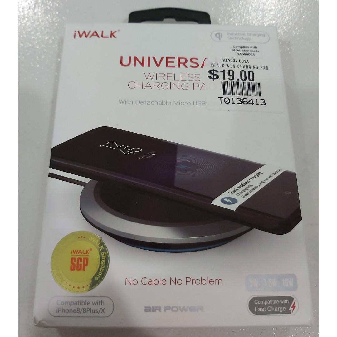 Iwalk Universal Wireless Charging Pad Mobile Phones Tablets