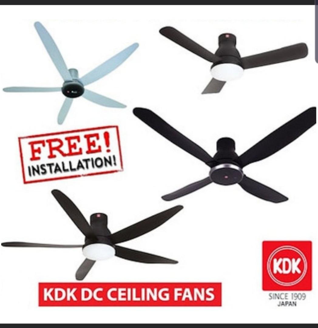 Kdk Ceiling Fan Include Installation W56wv Home Appliances