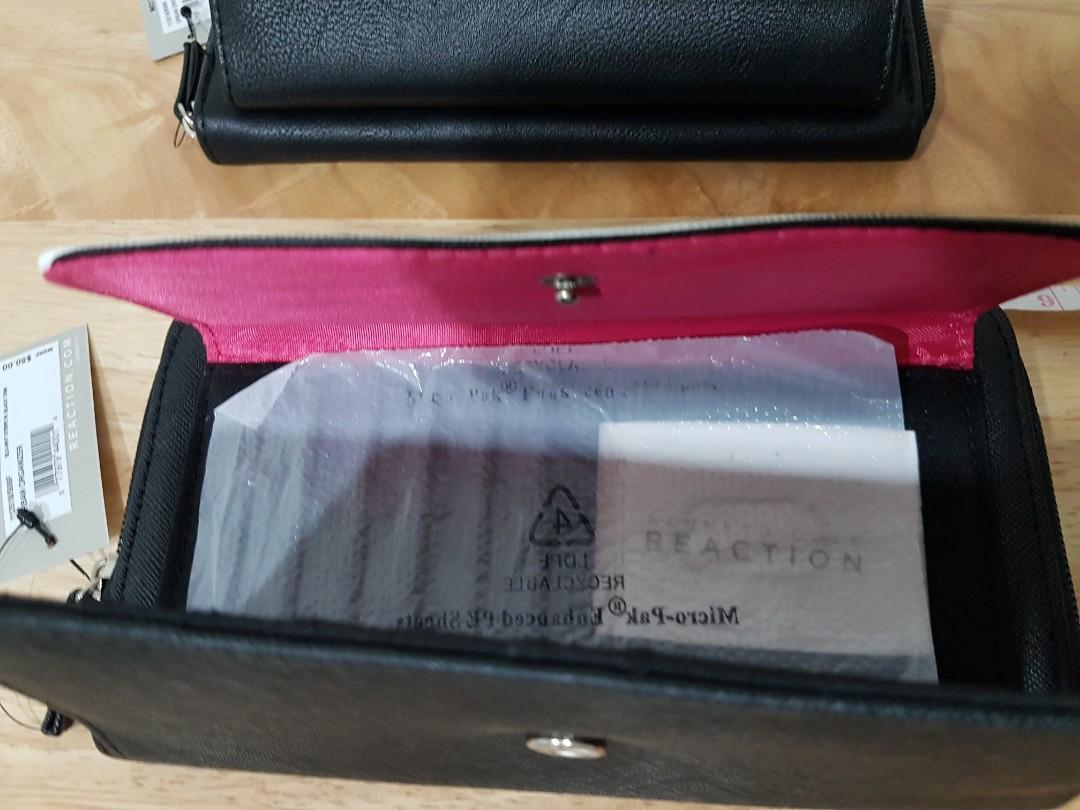 More than 40% OFF! Kenneth Cole Reaction Wallet (Category: Wallets & Card holders) located in Pasig City. Submitted by rokels_locker (Listing ID 232368676, Image 3). Description: Can fit and iphone 6s or same size phone. SRP $50, only 1 on stock for each.