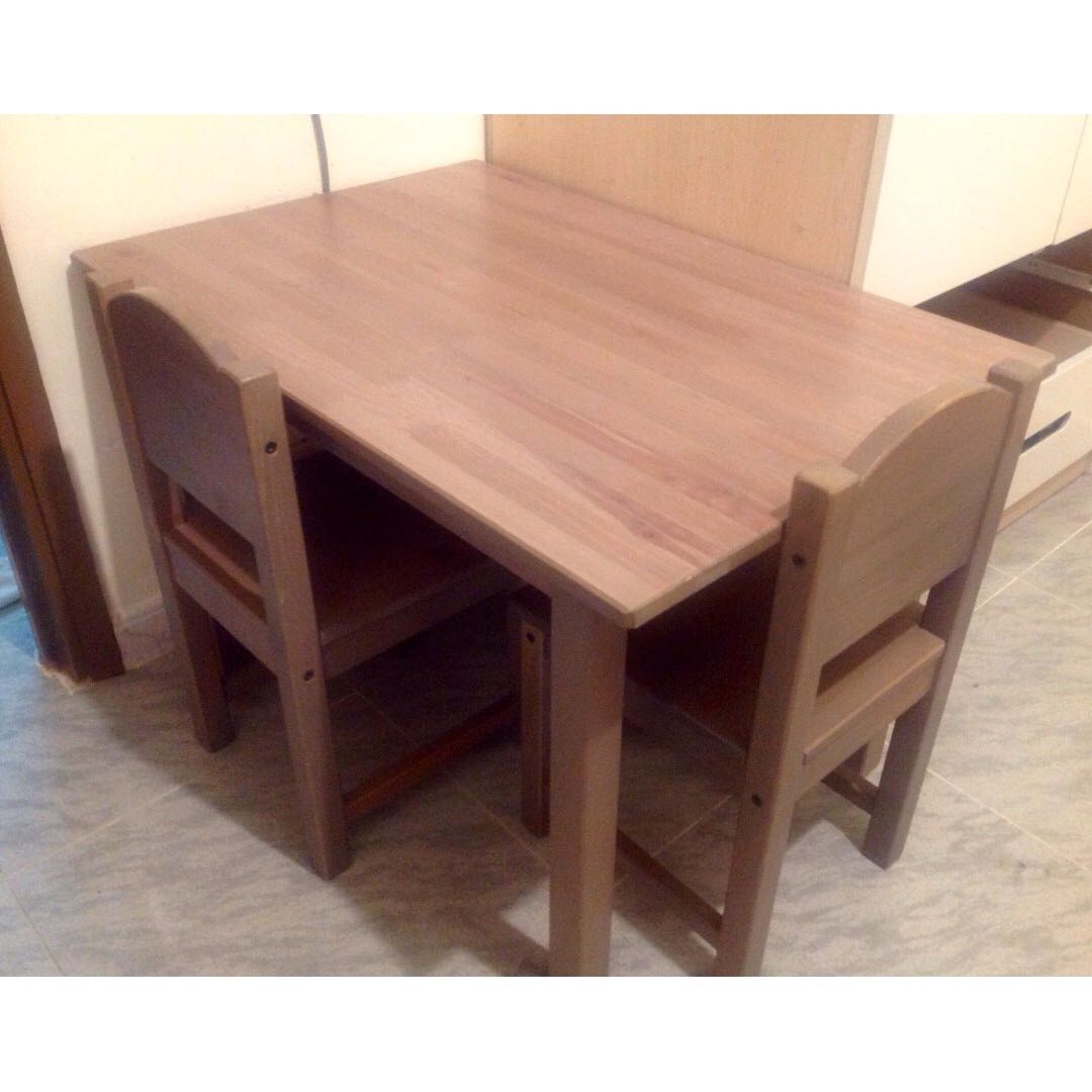ikea sundvik children's table and chairs