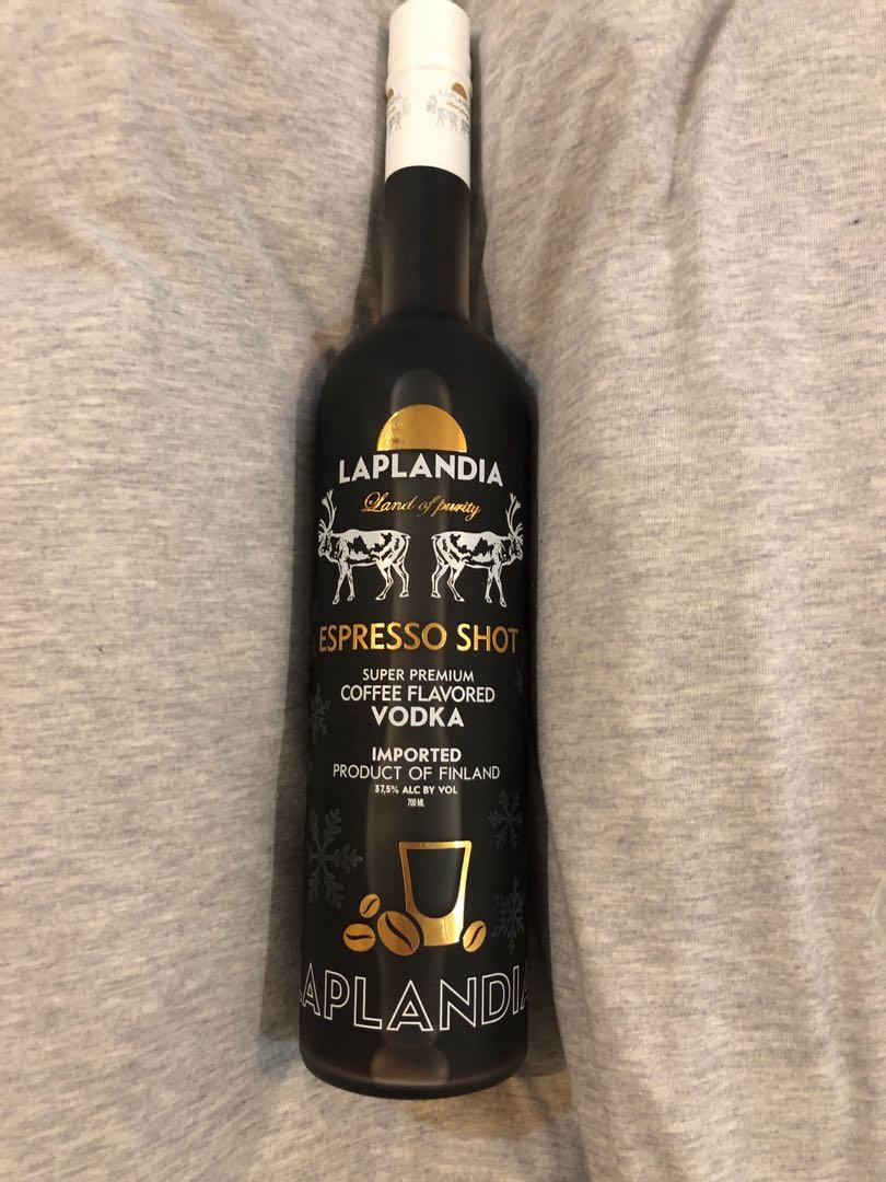Laplandia Premium Espresso Vodka, Food & Drinks, Beverages on Carousell