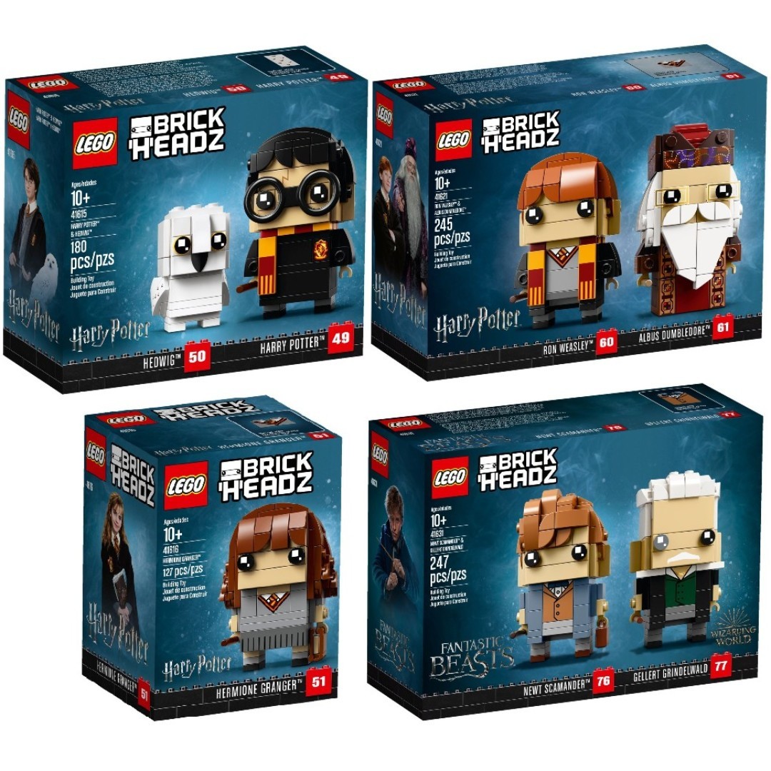 lego brickheadz ron weasley & albus dumbledore