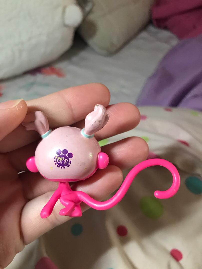 Littlest pet shop pink monkey shop