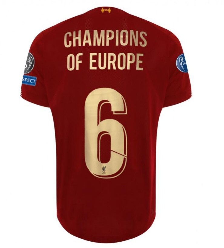 Champions of shop europe liverpool jersey