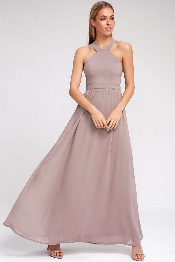 Lulus deals taupe dress