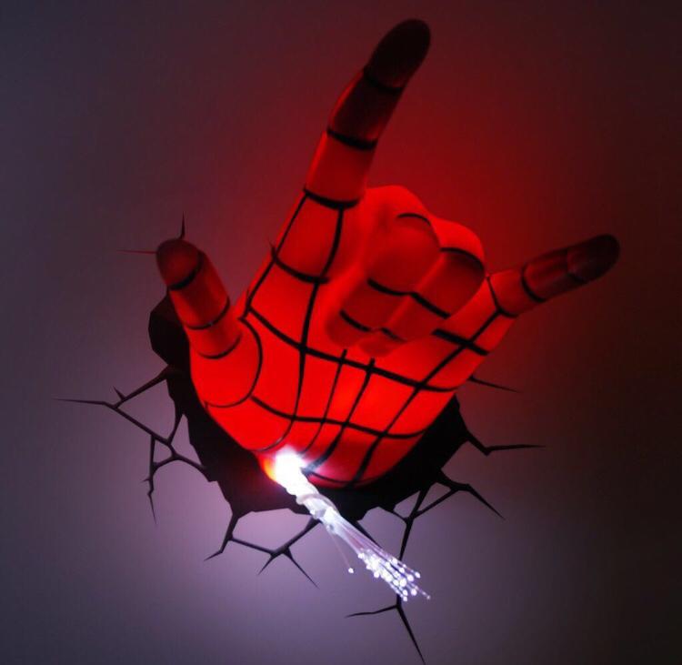 Marvel 3d Deco Light Spiderman Hand Toys Games Toys On Carousell