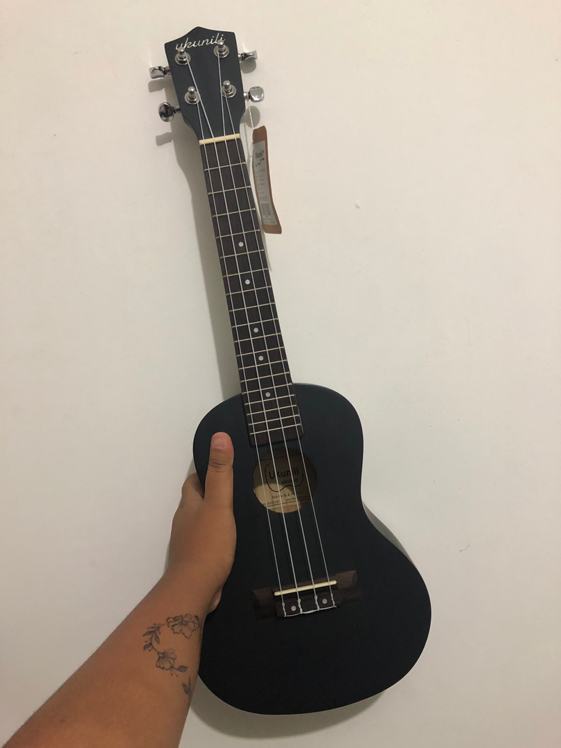 Matte Black Ukulele