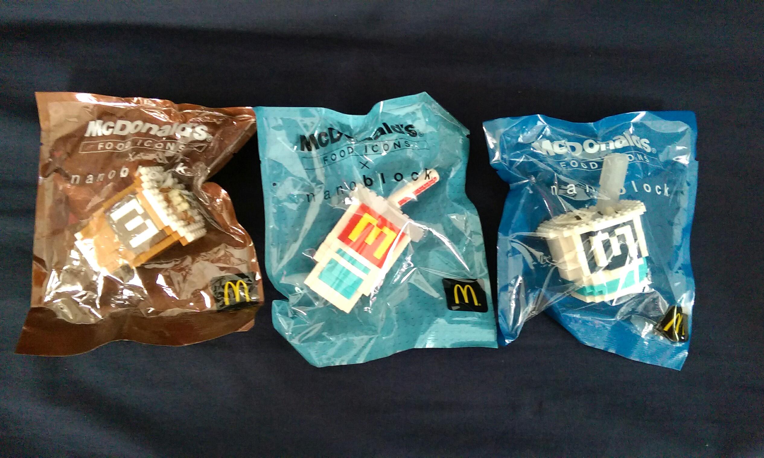 McDonald's Food Icons Nano Blocks(Original), Hobbies & Toys ...