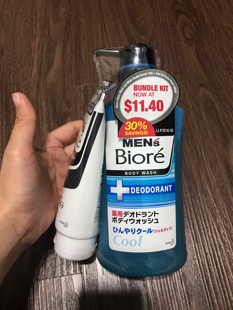 biore cooling face wash
