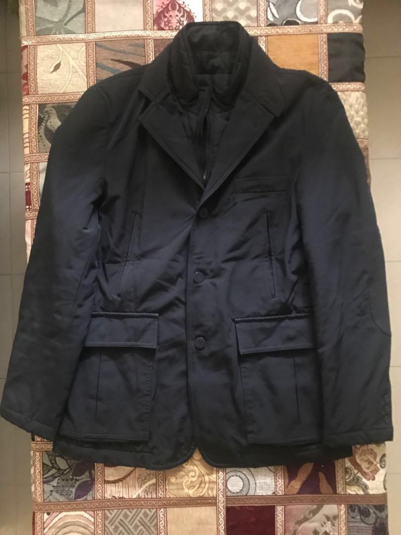 Men's Navy Blue Winter Jacket , Men's Fashion, Coats, Jackets and
