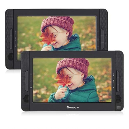 NAVISKAUTO 10.1" DUAL SCREEN CAR HEADREST DIGITAL MULTIMEDIA VIDEO