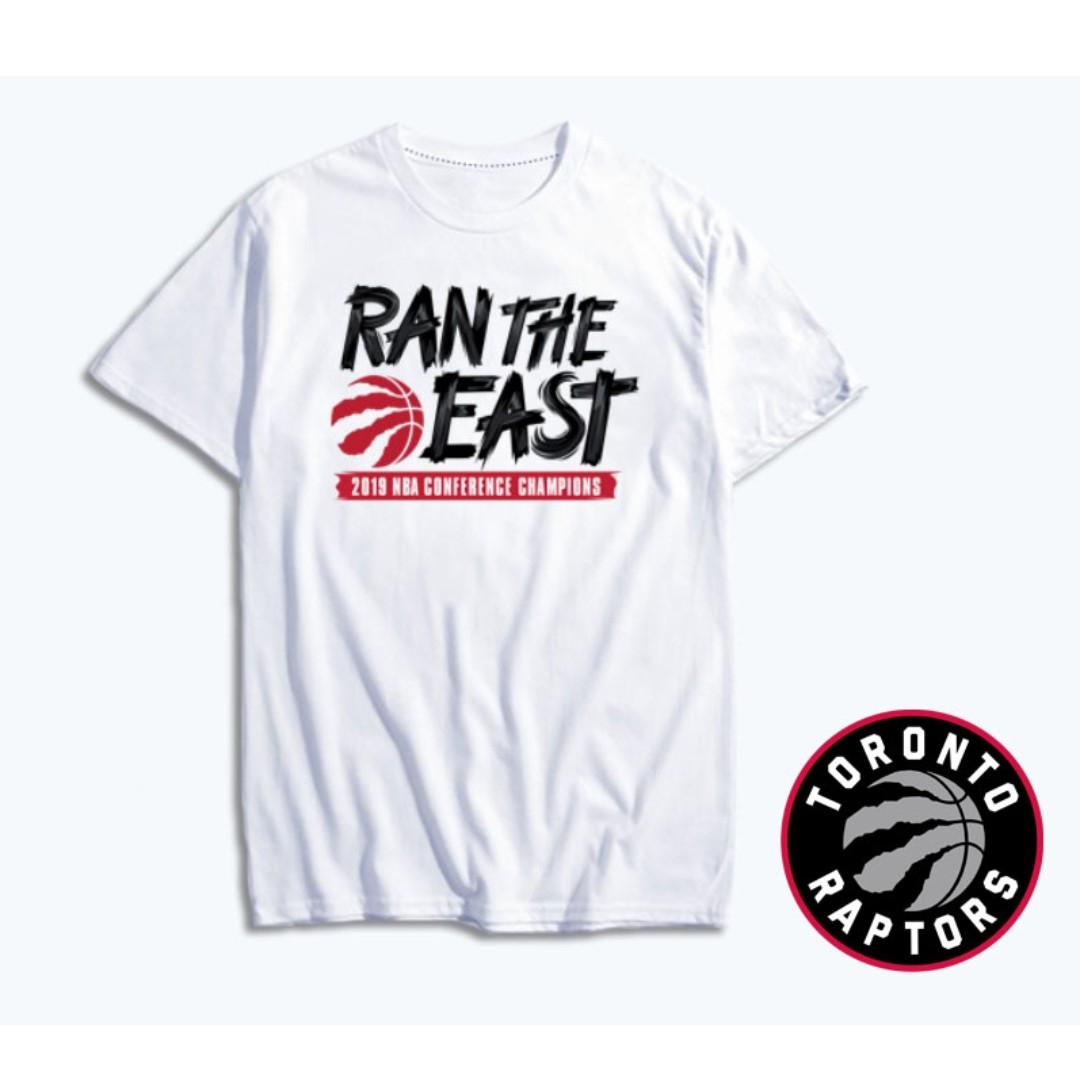 NBA Toronto Raptors RAN THE EAST Logo TEE Carousell