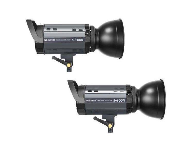 Neewer 800W Photo Studio Strobe Flash and Softbox Lighting Kit 2 400W Monolight Flash S 400N 2 Reflector Bowens Mount 2 Light Stand 2 Softbox 2 Modeling Lamp 1 RT 16 Wireless Trigger 1 Bag Photography...