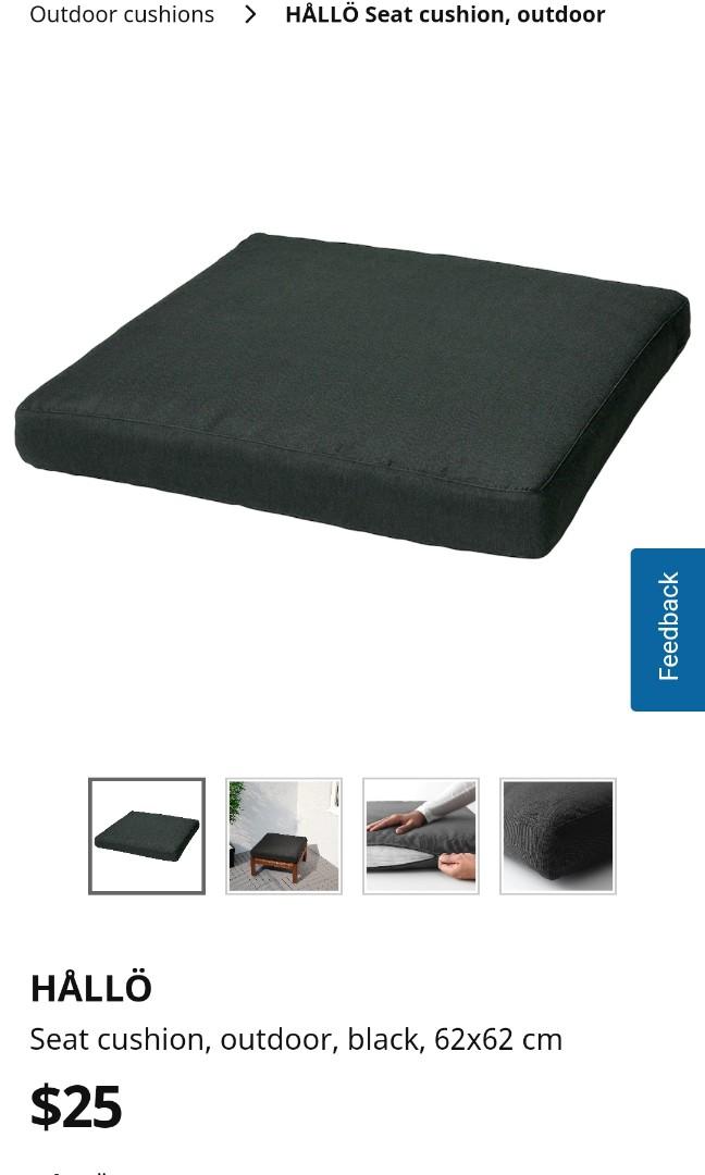 Outdoor Furniture Ikea Hallo Seat Cushions Furniture Home Living Furniture Chairs on Carousell