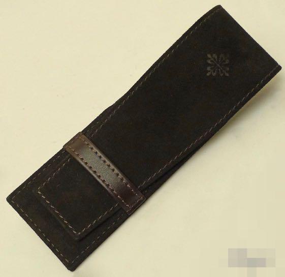 Patek Philippe SUEDE LEATHER PEN ETUI POUCH Brown BEST QUALITY 2019 