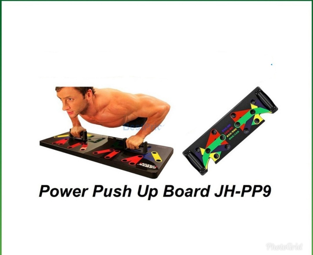 Power Press Push Up Board Chest Arm Muscle, Sports Equipment, Exercise