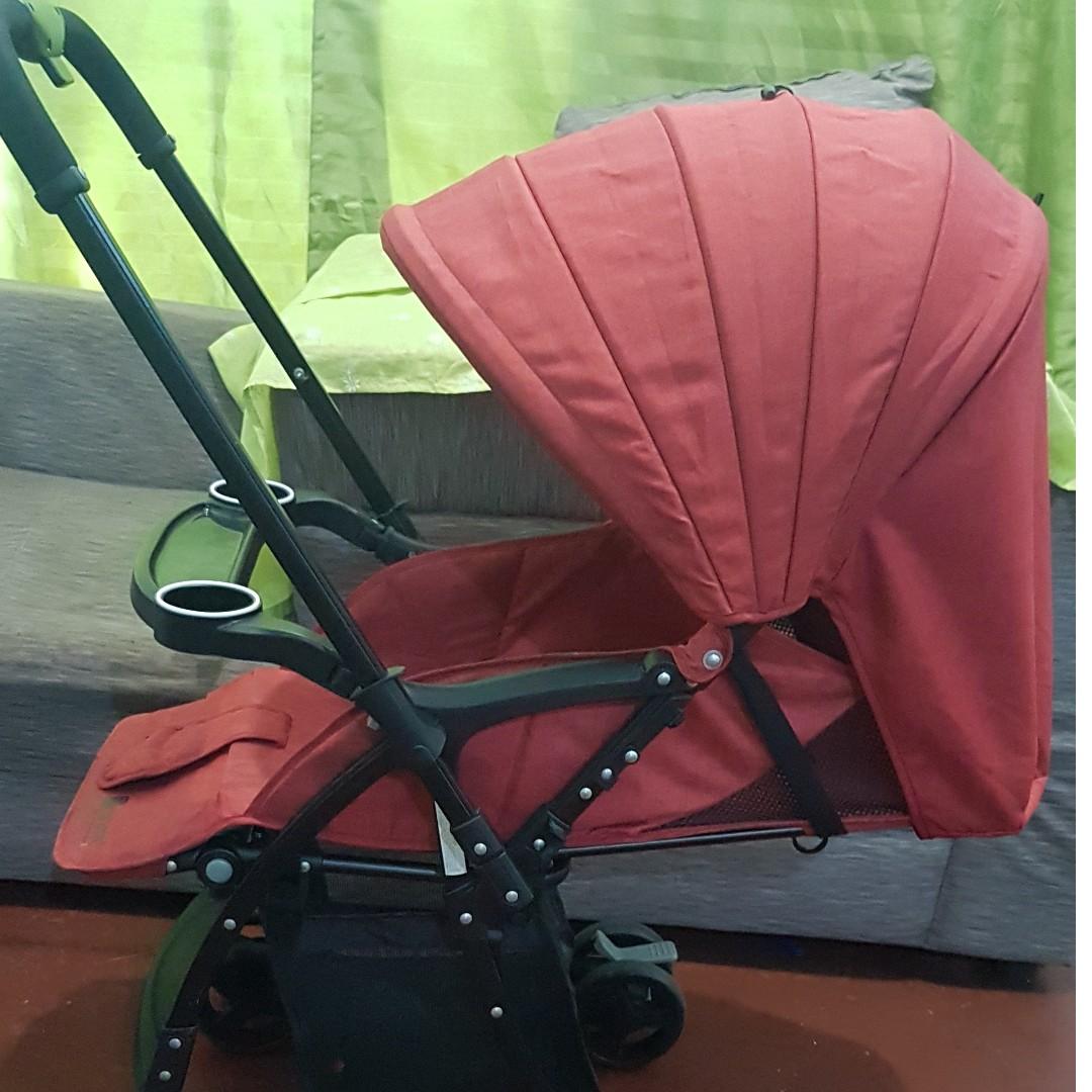 Pre Loved Baby Reversible Stroller, Babies & Kids, Going Out, Strollers