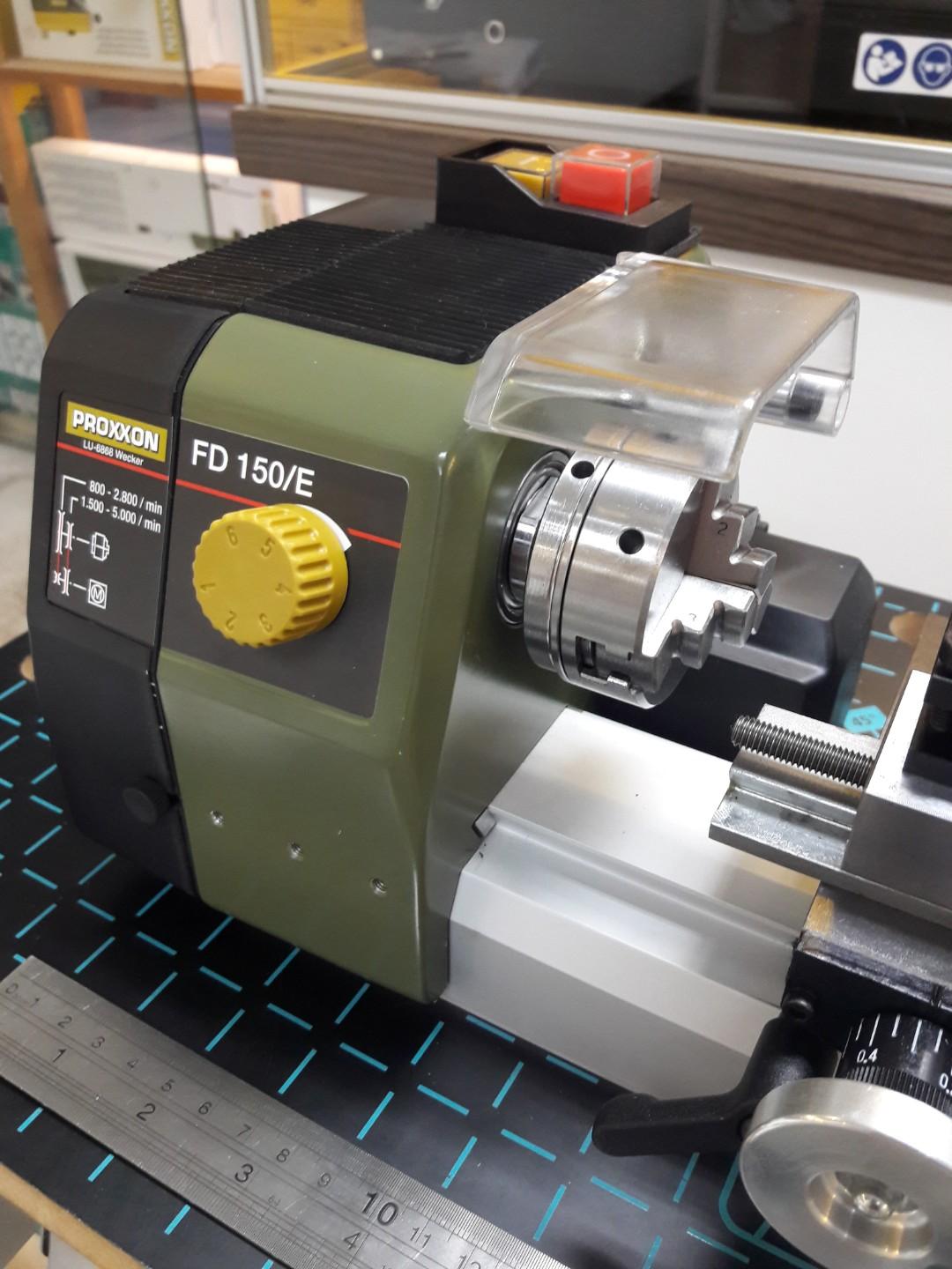 Proxxon FD150 desktop mini lathe machine, Furniture & Home Living, Home