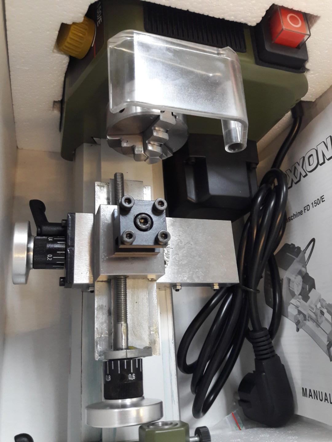 Proxxon FD150 desktop mini lathe machine, Furniture & Home Living, Home