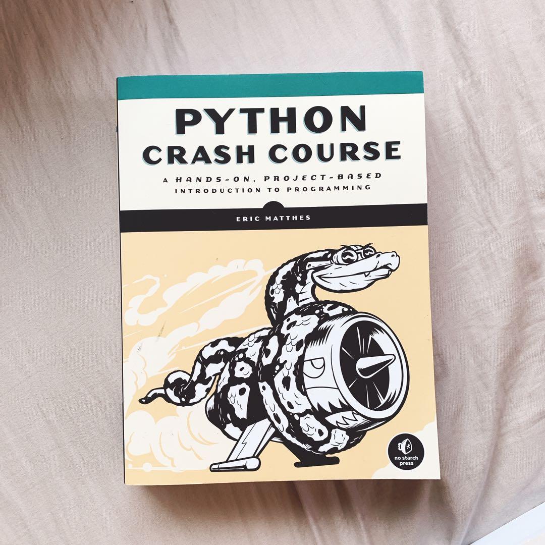 Python Crash Course Books Stationery Textbooks Professional