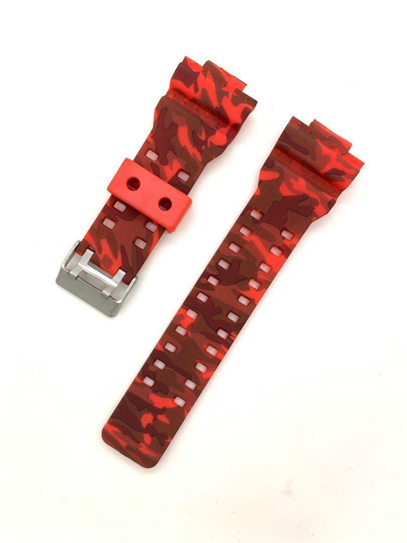 g shock red camouflage watch