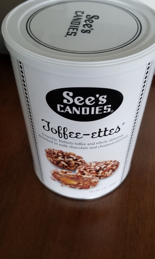 See's Candies Toffeeettes 1 lb (Fresh, imported from U.S.), 嘢食 & 嘢飲
