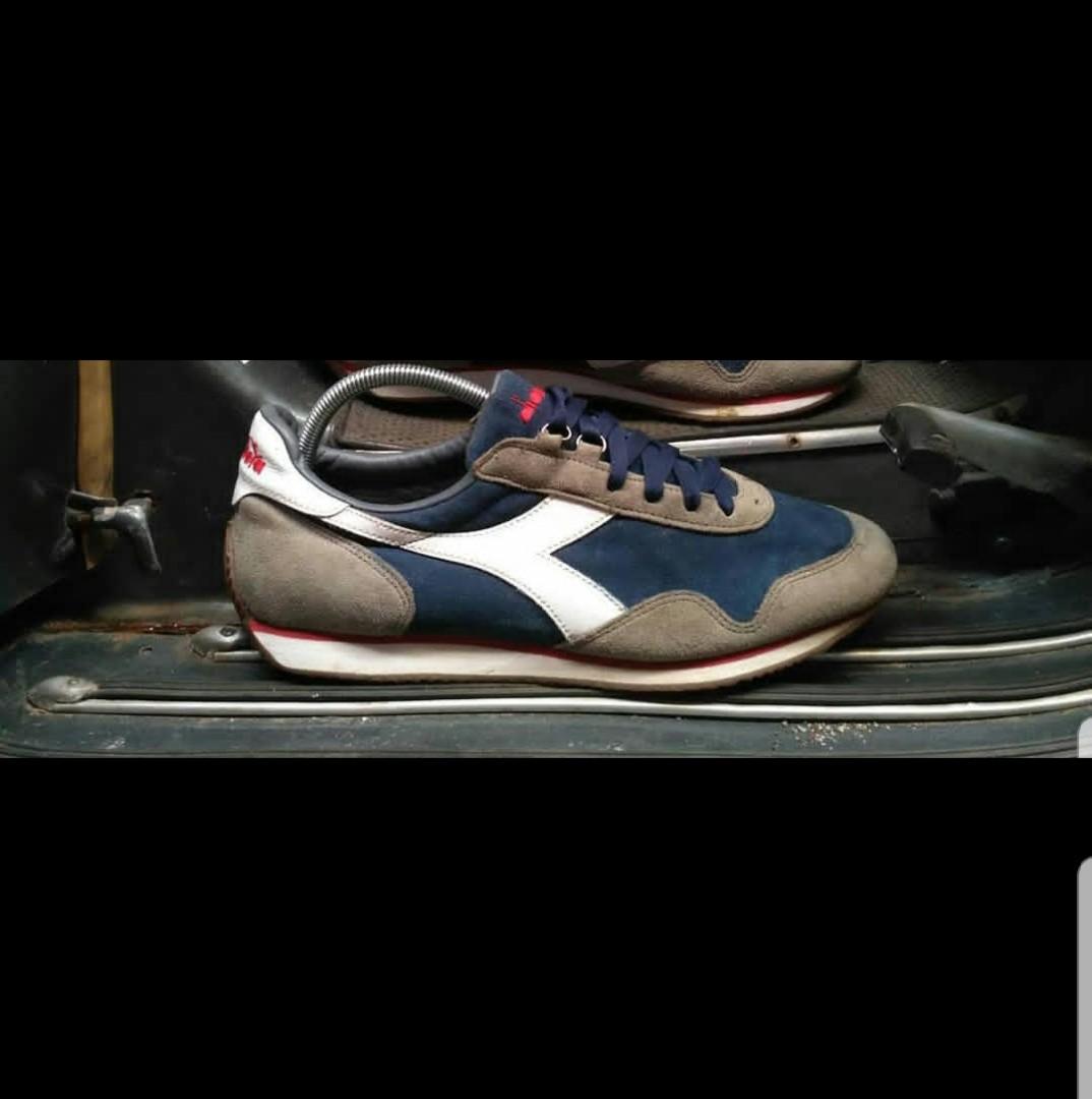 Sepatu Diadora Heritage Size 44 Original Fesyen Pria Sepatu Sneakers Di Carousell