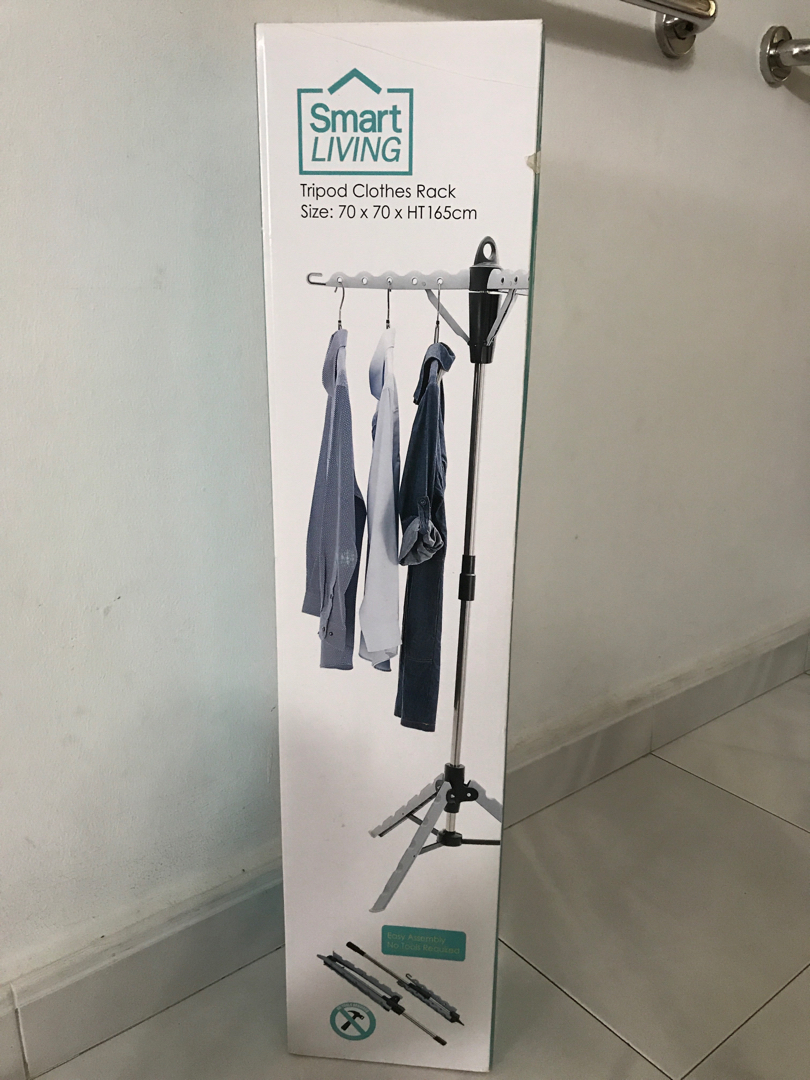 Smart Living Tripod Clothes Rack, Furniture & Home Living, Bathroom ...