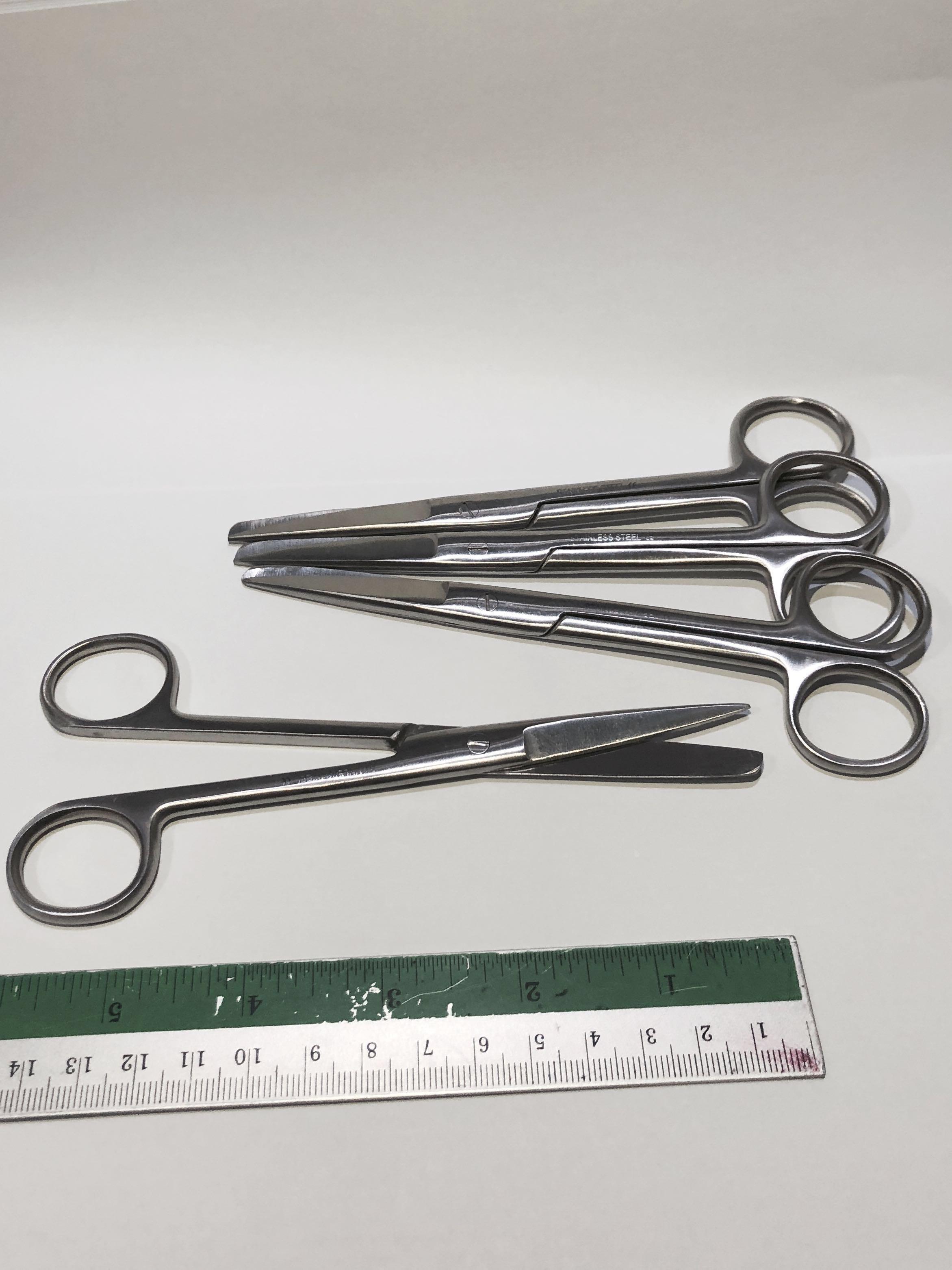 LM Standard Nurse Scissors (6" Sharp Blunt Tip) READY STOCK, SG