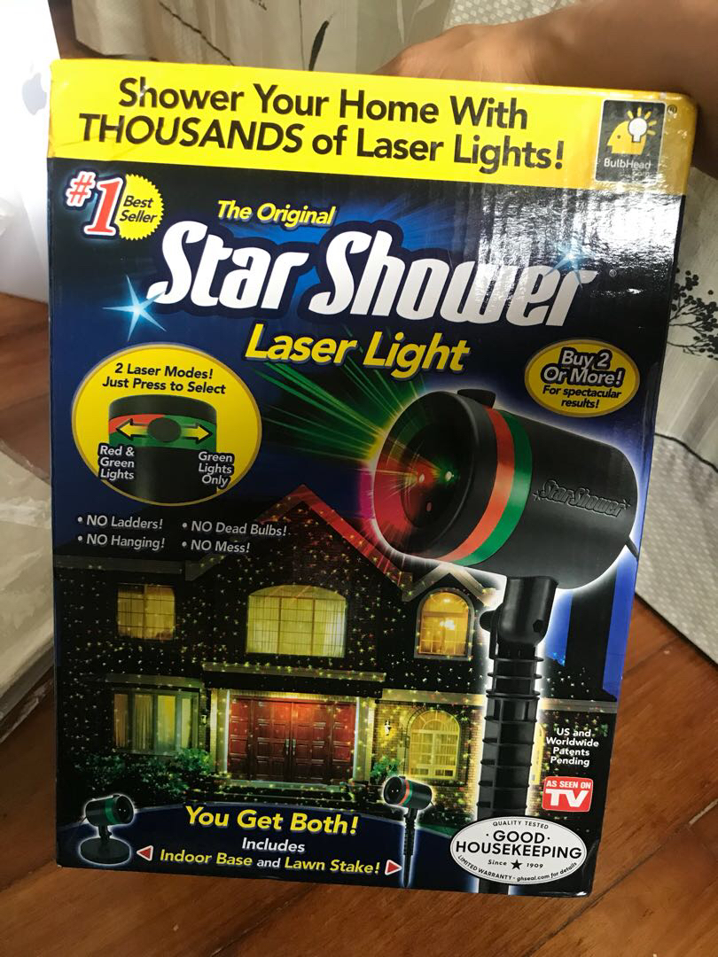Original star top shower laser light