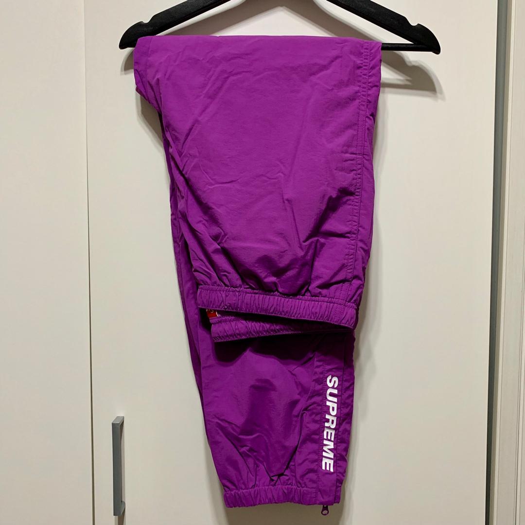 Supreme 18SS Warm Up Pants Purple 紫色風褲運動褲Track Pants, 他的