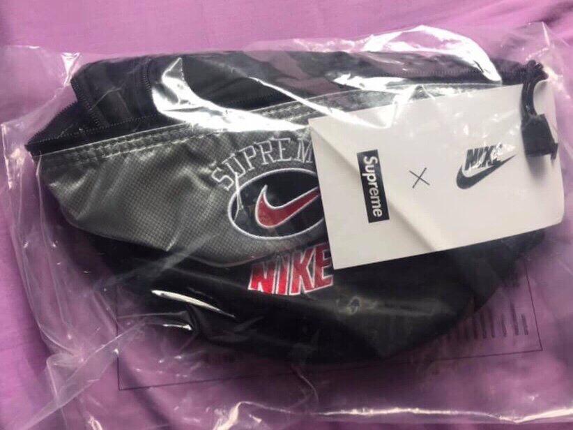 Supreme Nike shoulder bag silver 現貨, 男裝, 袋, 腰袋、手提袋