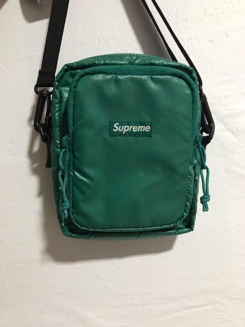 supreme shoulder bag blue