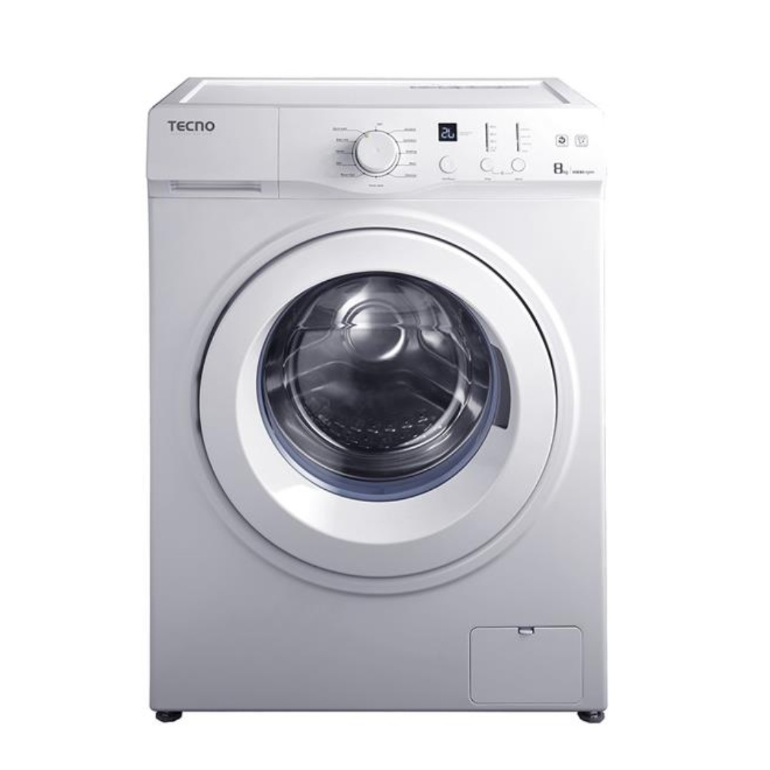 TFL 8010 TECNO 8.0kg Front Loading Washer (1000rpm), TV & Home