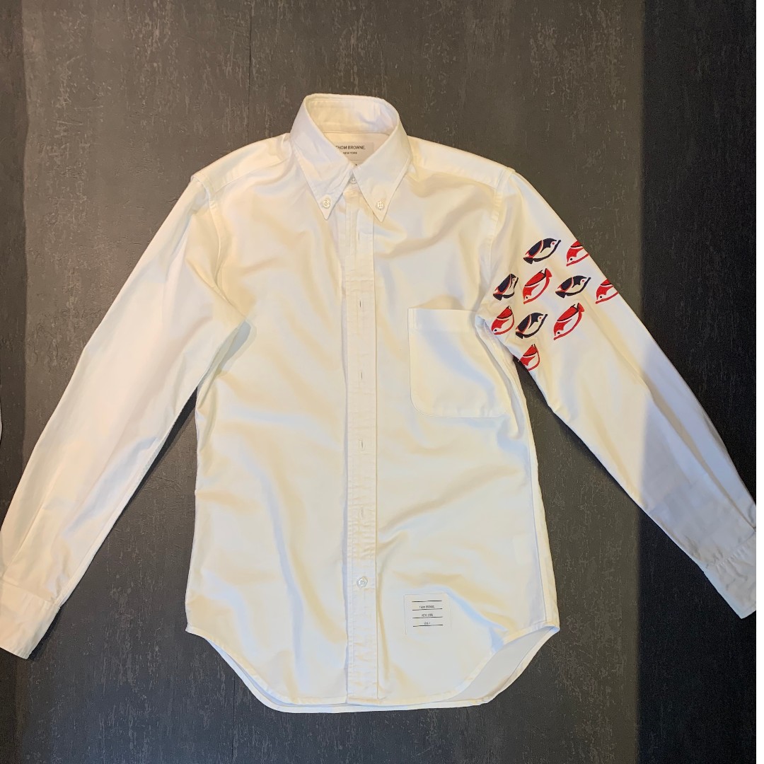 Thom Browne Shirt Fish Men S Fashion Clothes Tops On Carousell