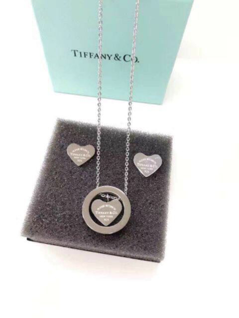 Tiffany earring and necklace set store